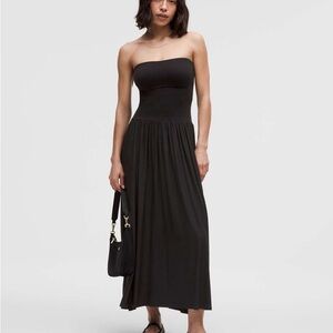 Lululemon 2-in-1 Maxi Convertible Dress + Skirt | Small (6) | Like New | Black